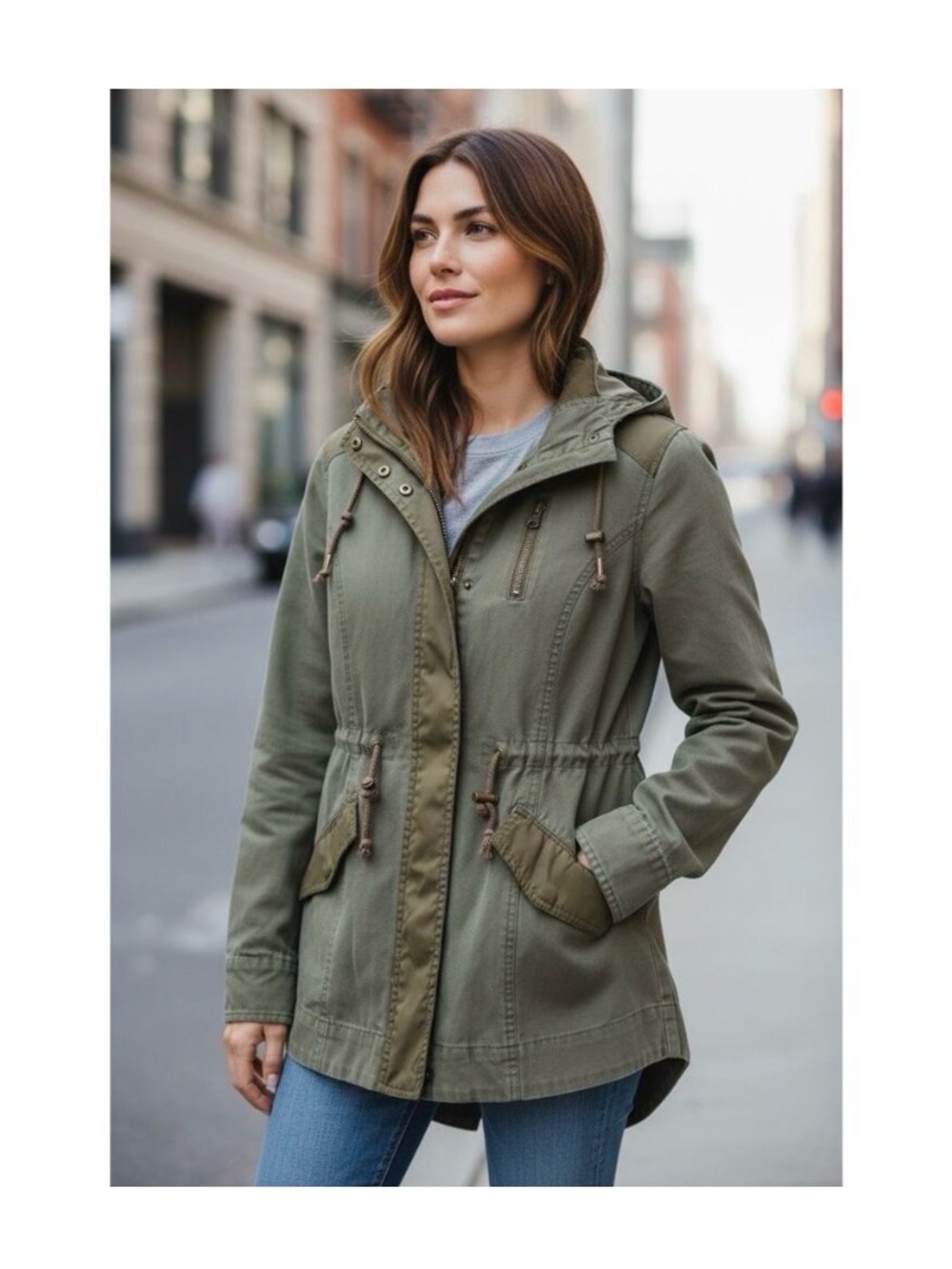 American Rag Olive Utility Jacket XXS